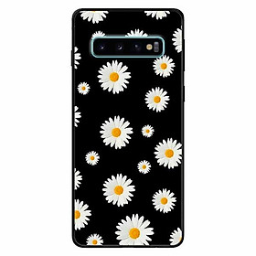 Ốp lưng in cho Samsung S10 Mẫu Hoạ Tiết Hoa Cúc