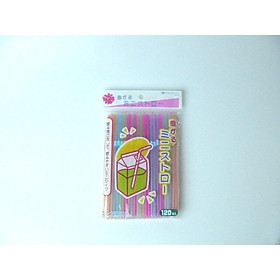 Set 120 ống hút 16cm chịu nhiệt 60 độ an toàn hàng Japan