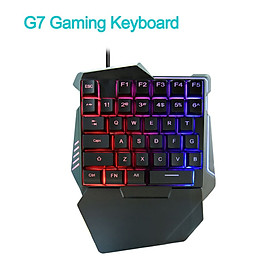 Mua Bàn phím giả cơ một tay Vinetteam G7 - Bàn phím chơi game Pubg  rules of survival  Free Fire  Knives Out  Liên quân - hàng chính hãng