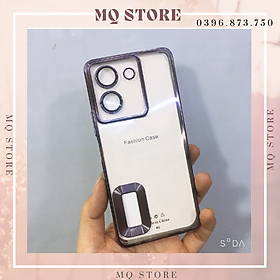 Ốp lưng cho ViVo Y36 5G TPU trong viền màu cạnh vuông bảo vệ camera ( hàng chính hãng)