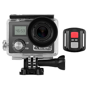 4K Action Camera 2 + 0.96 inches Dual LCD Screen 30m Waterproof 30FPS 170° Ultra-wide Angle Lens WiFi Sharing 64GB