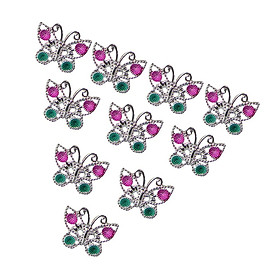 Hình ảnh Set of 10  Butterfly Rings for Girl Kids Party Game Novelty