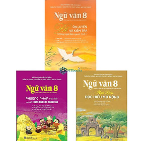 Hình ảnh Combo 3 cuốn sách Ngữ Văn 8 - Đề ôn luyện và kiểm tra + Phương pháp đọc hiểu và viết + Ngữ liệu đọc hiểu mở rộng