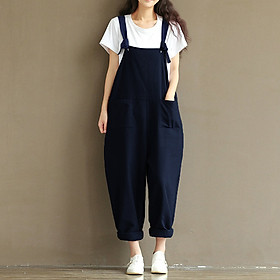 Quần Yếm Nữ Rompers Liền Thân Ống Rộng