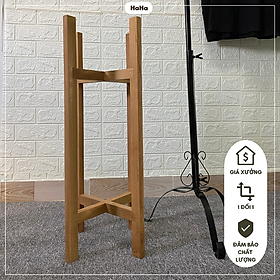 Đôn Gỗ 2 TẦNG Đặt Chậu Cây CAO CẤP - Chân Gỗ Đặt Chậu Cây Decor CCG07-2T