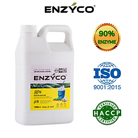 Nước Lau Sàn Sinh Học ENZYCO Lên Men Từ Dứa Và Bồ Hòn Làm Sạch Sàn Nhà Không Chất Hóa Học An Toàn Lành Tính - Hương Sả Chanh