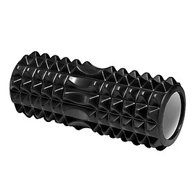 Con lăn Yoga Massage Foarm Roller 33X13CM, ống trụ lăn xốp thể thao giãn cơ có gai roam rollet cao cấp, ống lăn giãn cơ