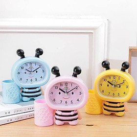 Mua Đồng hồ con ong có ống cắm bút để bàn cho bé