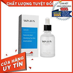 Tinh chất serum dưỡng cấp ẩm phục hồi da skinavis hyaluronic acid & niacinamide + b5, trắng sáng da