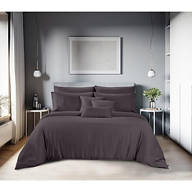 Bộ Ga kèm Vỏ chăn Akemi Tencel Modal Earnest Sembilan, gồm 6 món
