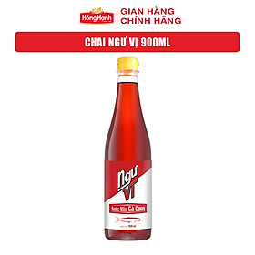 Nước mắm truyền thống Phú Quốc Hồng Hạnh NGƯ VỊ, dung tích 900ML