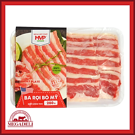Ba rọi bò Mỹ MVP khay 280g