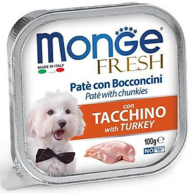 Pate cho chó Monge with Turkey (vị gà tây) 100g