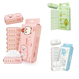 Set 8 Gói Khăn Ướt Mini Bỏ Túi Tiện Lợi