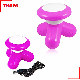 Máy Massage Mini Cầm Tay chính hãng THAFA-MN145- Nhỏ gon tiện lợi cựu kì hiệu quả massage toàn thân. có dây kết nối cỗng usb hoặc sữ dụng 3 viên pin AAA đều được (màu ngẫu nhiên)