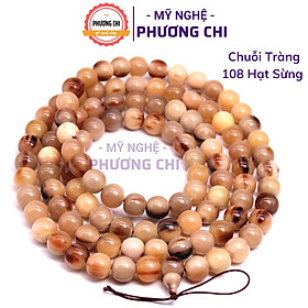 Vòng Đeo Tay Chuỗi Tràng 108 Hạt Sừng Trắng búp Tặng kèm hộp - Vòng Tay Phong Thủy | Mỹ nghệ phương chi