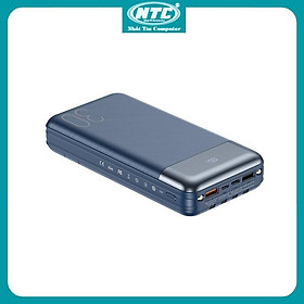 Mua Pin sạc dự phòng Remax RPP-199 30000mAh QC22.5W PD20W  3 Inputs 6 Outputs  lõi Li-Polymer (Xanh) - Hàng Chính Hãng