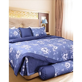 Bộ chăn ga gối Blue Sky Cotton T - DL145