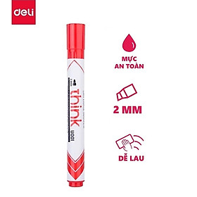 Bút viết bảng Deli - EU 00140 mực đỏ