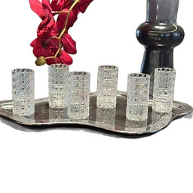 Set 6 ly uống rượu thủy tinh cao cấp, Ly uống Rượu đế dày dung tích 20ml