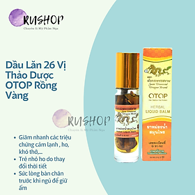 Dầu lăn 26 vị thảo dược OTOP Rồng vàng Thái Lan