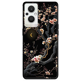 Ốp lưng cho Oppo Reno 2Z, 2F - 6z - 7z 5G - 8z 5G - A96 5G - 8T 4G - 8T 5G - Đào Đêm Đẹp - Hàng Chính Hãng