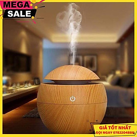 Mua Máy Phun Sương Vân Gỗ Mini Tặng Kèm Lọ Tinh Dầu - Giao Hàng Toàn Quốc