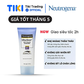 Kem Chống Nắng Mỏng Nhẹ Neutrogena U.S Dry Touch SPF 50 88ml