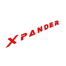 Tem Logo Chữ Nổi Xpander Dán Đuôi Xe Ô Tô Mitsubishi Xpander