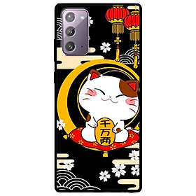 Ốp lưng dành cho Samsung Galaxy Note 20 mẫu Mèo Nền Đen