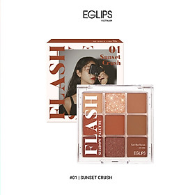 Bảng phấn mắt Eglips Flash Shadow Palette 8.1g – #01 Sunset Crush