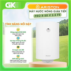 Mua Máy Nước Nóng Gián Tiếp Ariston PRO R 50 V 2.5 FE (2500W) - Hàng Chính Hãng