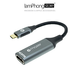 Bộ Chuyển Đổi Mazer ALU USB-C to HDMI 4k 60Hz Adapter - Hàng chính hãng