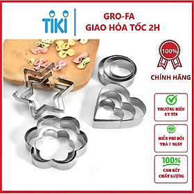 Combo 12 Khuôn tạo hình làm bánh nhiều cỡ - Hàng chính hãng 