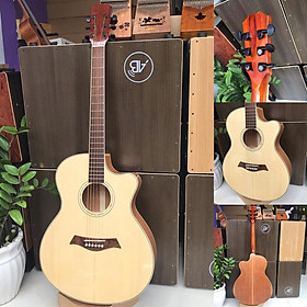 Mua ĐÀN GUITAR ACOUSTIC GỖ THỊT CAO CẤP SVA4 - TẶNG FULL PHỤ KIỆN