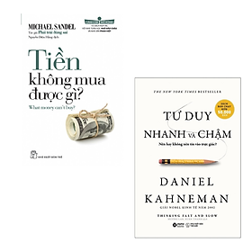 Hình ảnh Combo 2 Cuốn Sách Tư Duy Hay Về Kinh Tế: Tiền Không Mua Được Gì+  Tư Duy Nhanh Và Chậm