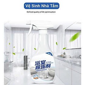 Tẩy Cặn Canxi Vách Kính - dọn dẹp phòng tắm - thuốc Tẩy Cặn Canxi, gột rửa Nhà Tắm, Vòi Sen, gạch ốp rất mạnh -DUHALI