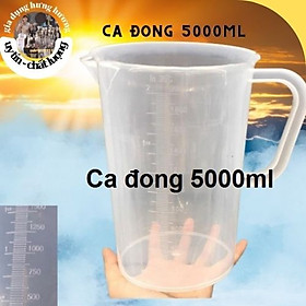 Mua Ca đong dày pha chế cỡ lớn 2500ml  5000ml có nắp đậy chuyên dụng cụ pha chế trà sữa bartender