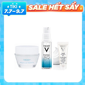 Bộ sản phẩm làm sạch và dưỡng ẩm Vichy
