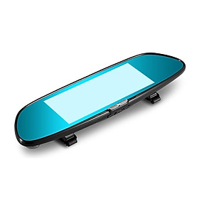 7-Inch Display Screen 1080P HD Dual Lens Vehicle Rearview Mirror 1GB + 16 GB