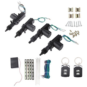 Remote Control Car Central Lock Locking Security System Keyless Entry Kit