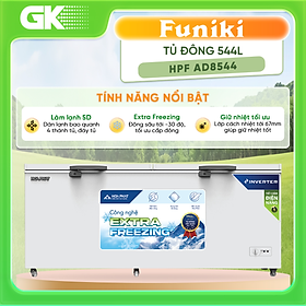 HPF AD8544 - Tủ đông Hòa Phát Inverter 544 lít HPF AD8544 - Hàng Chính Hãng