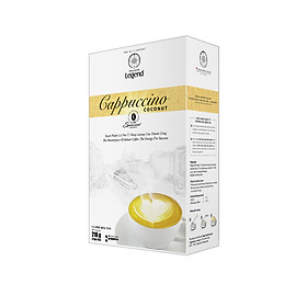 Trung Nguyên Legend - Cà phê hoà tan rang xay Cappuccino Coconut - Hộp 12 gói x 18gr