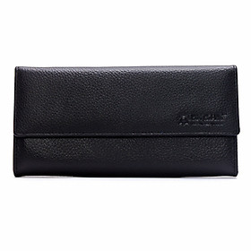 Ví nữ da bò màu đen HJ93106-12-16-20-26