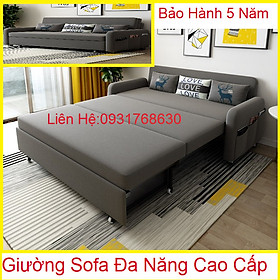 Mua Giường Sofa Phân Khúc Cao Cấp   Giường Sofa Đa Năng   Giường Sofa Cao Cấp  Giường Sofa Khung Thép Cao Cấp (1m58*1m9)( Tặng Kèm 3 Gối Cao Cấp)