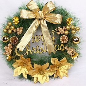 Mua Vòng Hoa Trang Trí Noel D31 Size 40cm Vòng Nguyệt Quế Giáng Sinh