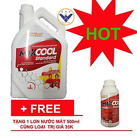 Nước làm mát xe ô tô màu đỏ Maxcool 4 Lít tặng lon 500ml