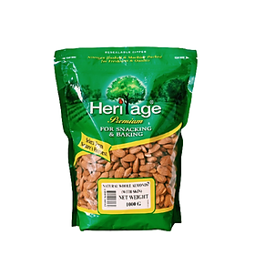 HẠNH NHÂN NGUYÊN HẠT CÒN VỎ LỤA HERITAGE 1KG