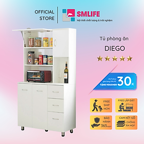 Mua Tủ phòng ăn bằng gỗ công nghiệp MDF cao cấp SMLIFE Diego