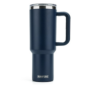 Ly Giữ Nhiệt RINFERE 1183ml Có Tay Cầm, Nắp Trượt Vặn Kín Chống Rò Rỉ 100% - Vừa Hộc Để Ly Ô Tô - Đế Chống Trượt - Khắc Tên Theo Yêu Cầu